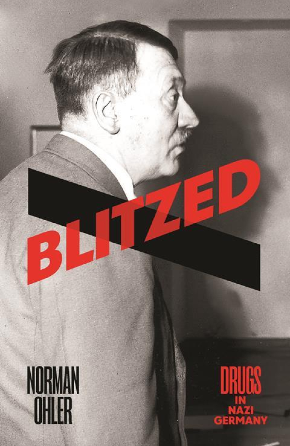 A picture of Hitler with the test 'Blitzed' on top.